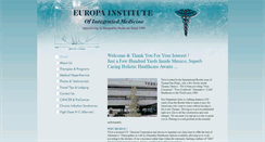 Desktop Screenshot of europainstitute.org